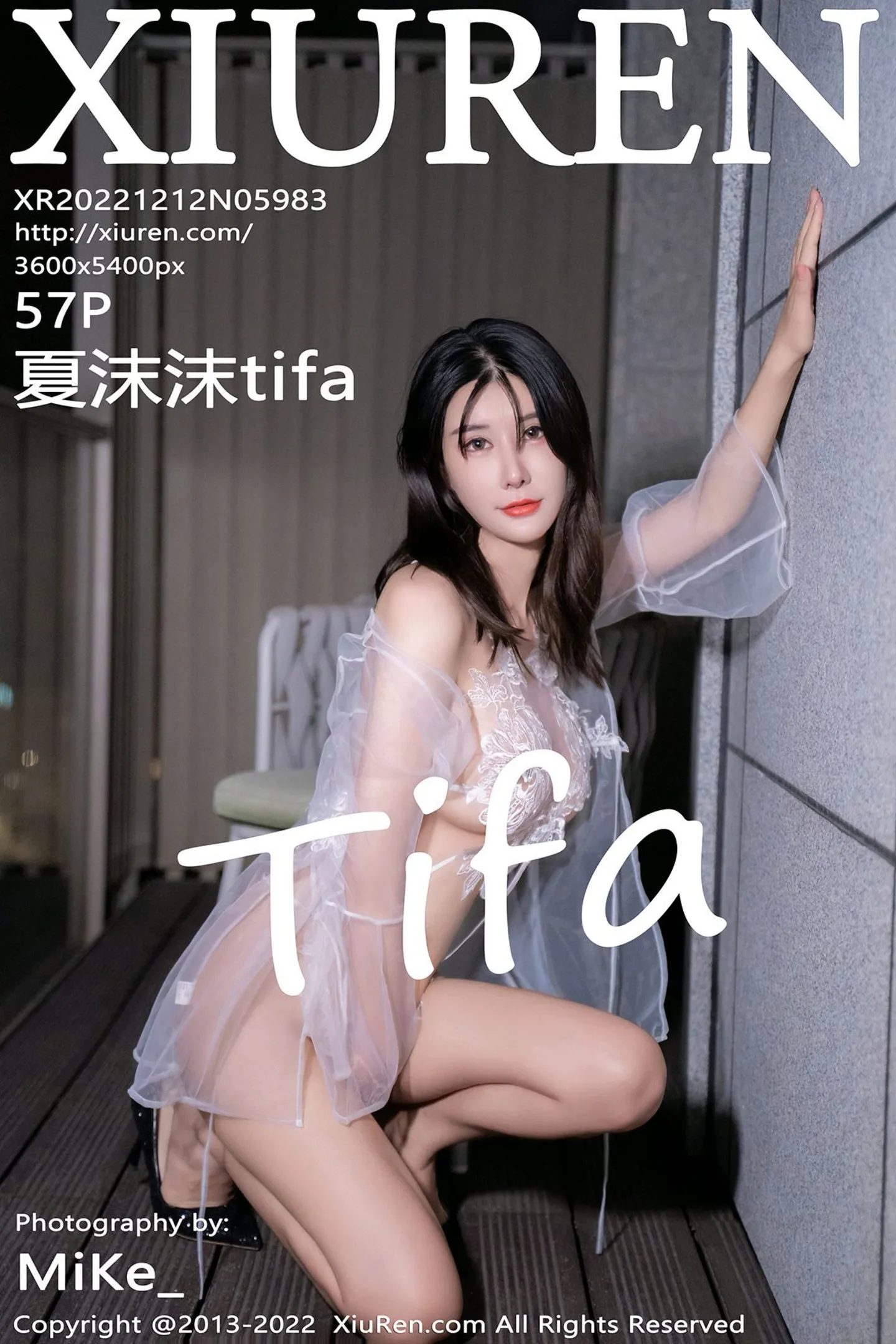 [XiuRen秀人网]No.5983_模特夏沫沫tifa性感白色轻透薄纱配丁字裤秀火辣身材诱惑写真57P-秀人网 - XiuRen.Space